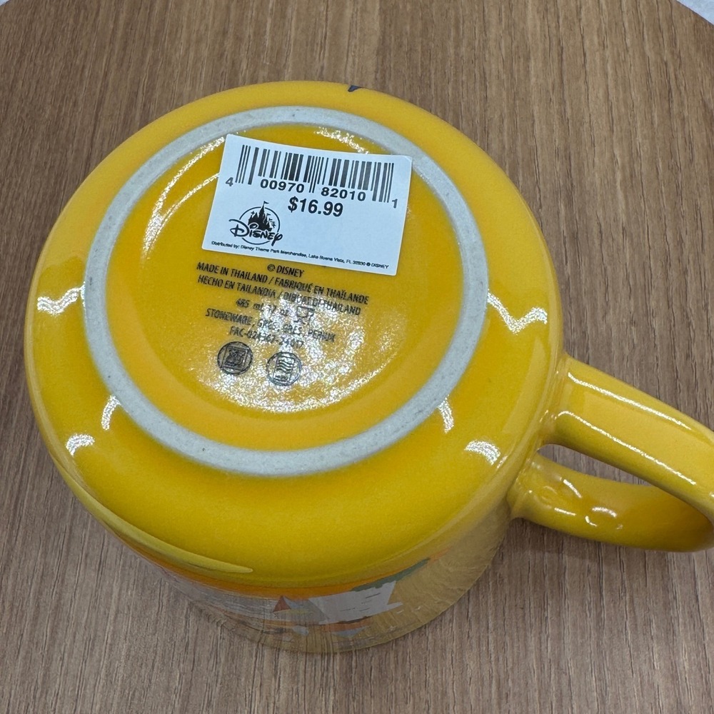 Disney Minnie Mouse Mom Disneyland Mug 17oz Yellow Disneycore Souvenir Castle - Picture 5 of 8